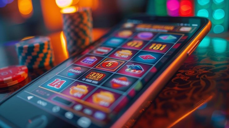 Habanero classic reel-based slot interface showing win lines and symbol combinations